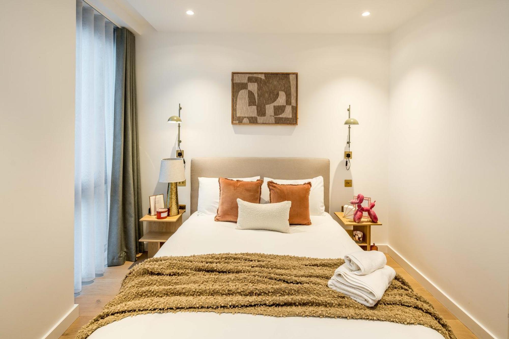 Kings Cross-luxury-sunset City View-gym-office Place-elevator Londra