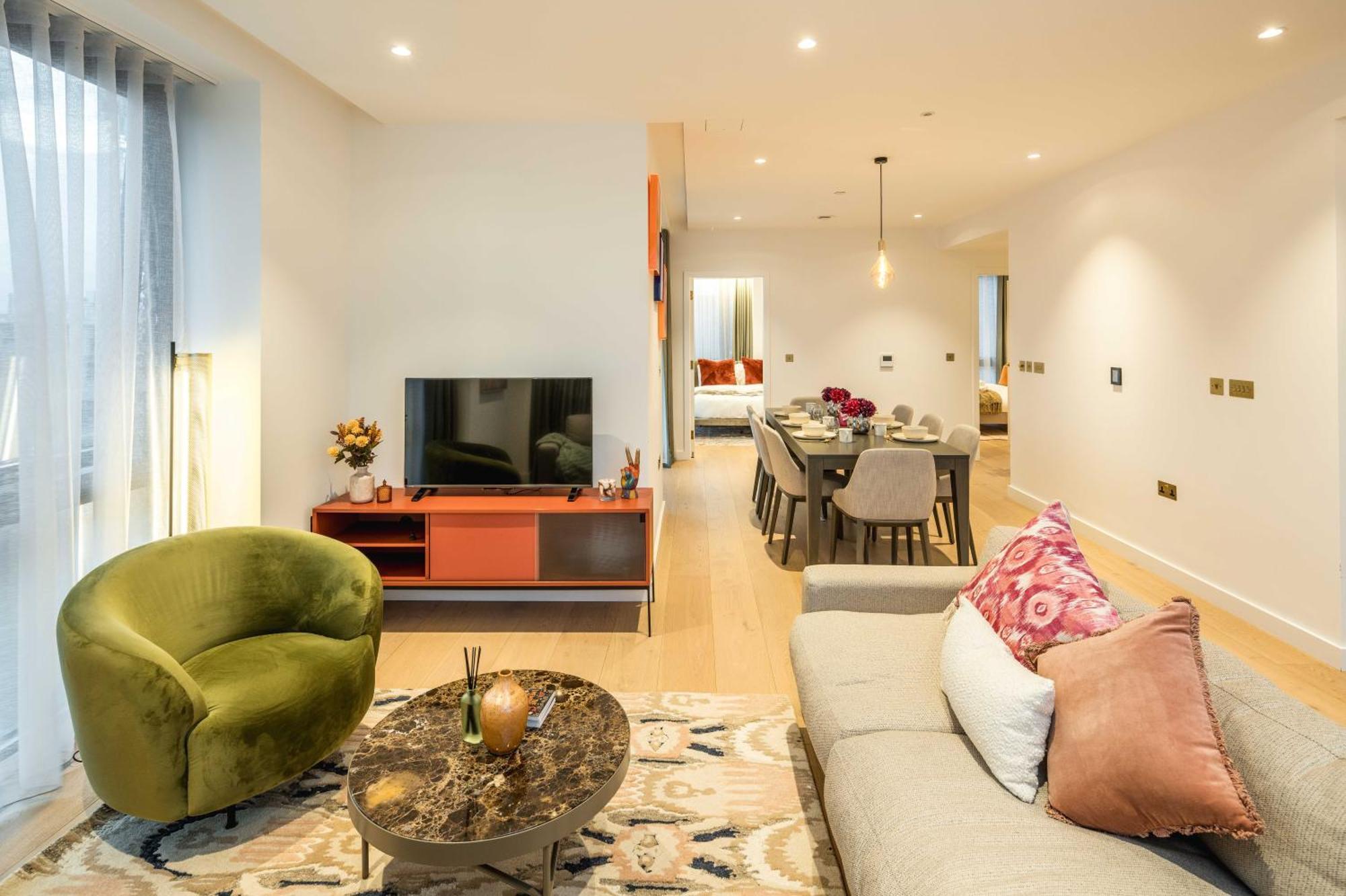 Kings Cross-luxury-sunset City View-gym-office Place-elevator * Londra