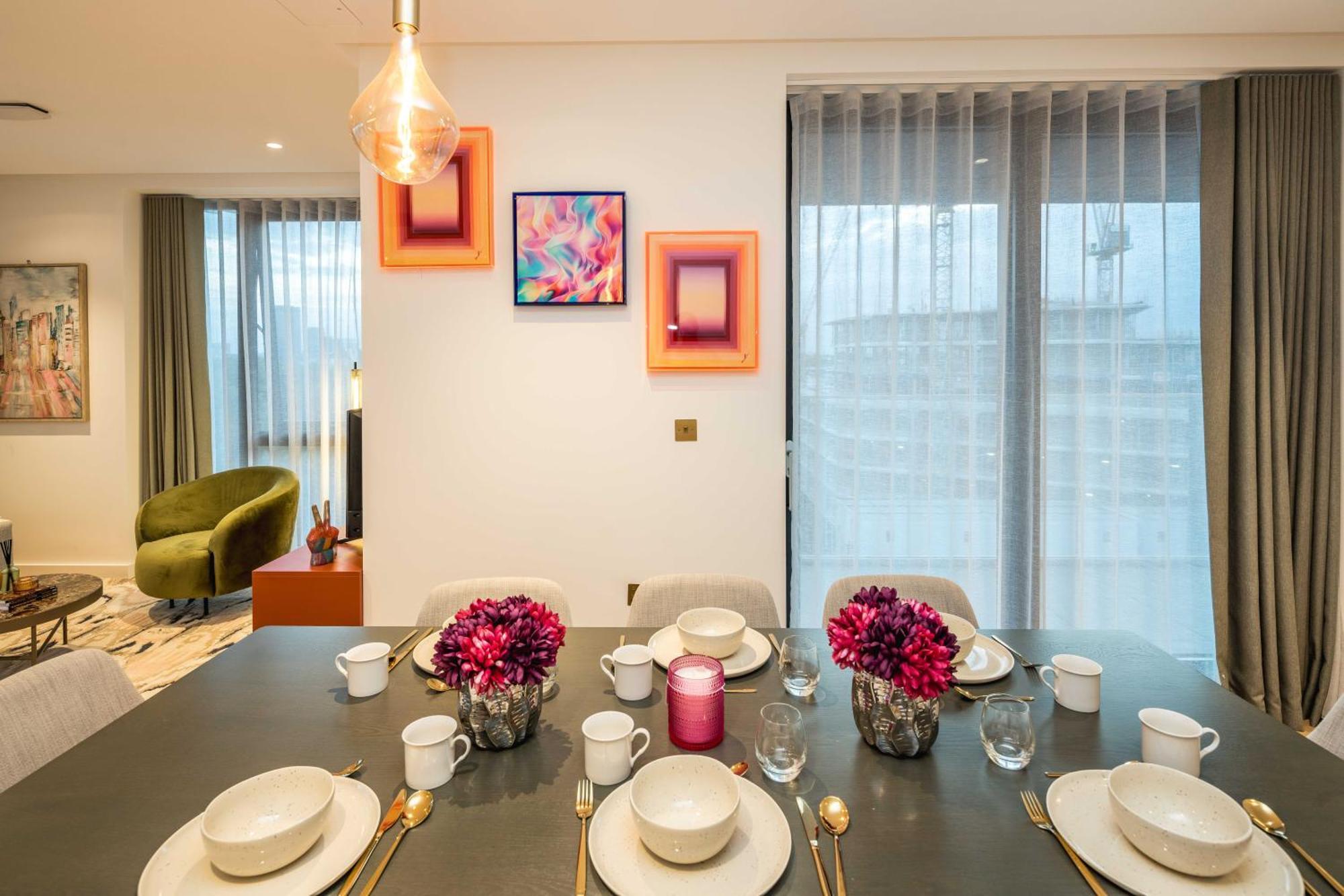 Aparthotel Kings Cross-luxury-sunset City View-gym-office Place-elevator *